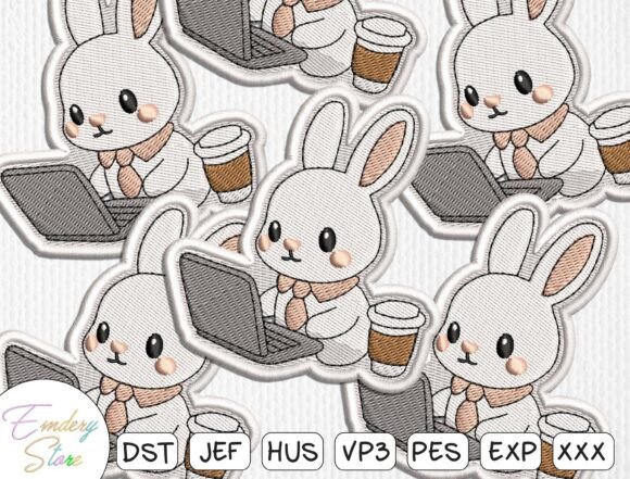 Bunny with Headphones Embroidery Patch: A Designer's Review