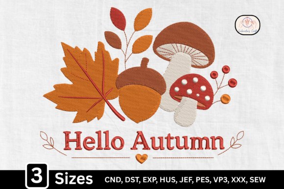 Fall Mushroom Acorn Hello Autumn: A Designer’s Review
