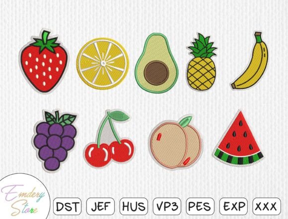 Fruit Embroidery Patch Set: A Designer's Review