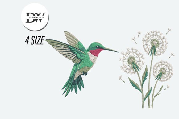 Hummingbird Embroidery Design Review for Etsy Sellers