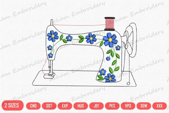 Vintage Floral Sewing Machine: A Boutique Sweatshirt Review